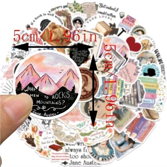 COPY - Jane Austen Themed Stickers - Picture 5 of 6